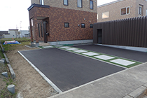 江別市K様宅(外構･車庫)